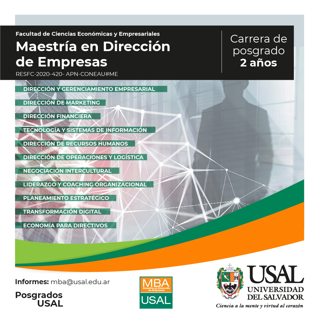 USalvador's tweet photo. #USALIZATE Maestría en Dirección de Empresas
Comienza en Agosto!
Informes: mba@usal.edu.ar
https://t.co/7f7fdw5M5j
#USAL #mbausal #negocios #innovación #competitividad #empresas https://t.co/QMup5R1Wja
