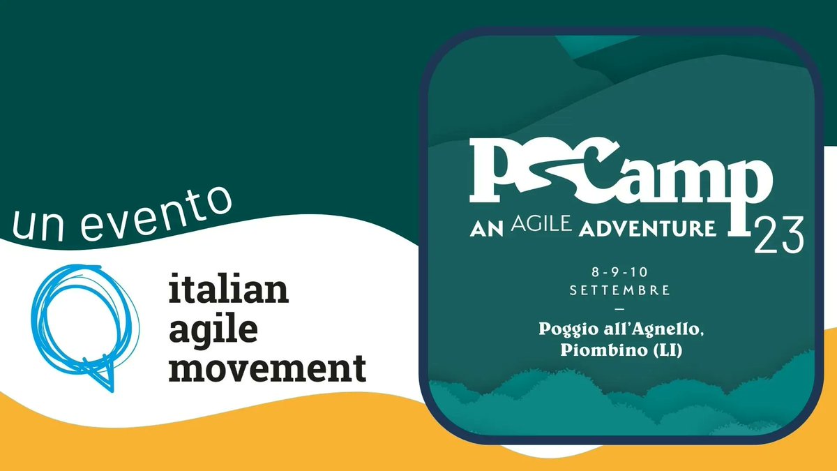 Siamo nel pieno dei preparativi del prossimo POCamp23. 

Prenota subito:  buff.ly/41E7axc 

#agile #iam #POCamp