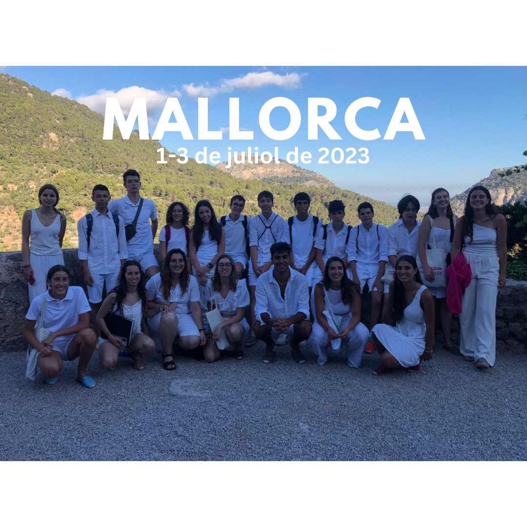 CorCabirol's tweet photo. Tornem feliços de Mallorca. Una estada plena de vivències i experiències que no oblidarem. Tres dies plens de música, convivència, dansa i visites que ens han deixat petjada a cada un de nosaltres.
Un gran agraïment a la @coralCanigo i a la @fccollbardolet https://t.co/FO5ZRZD8dx