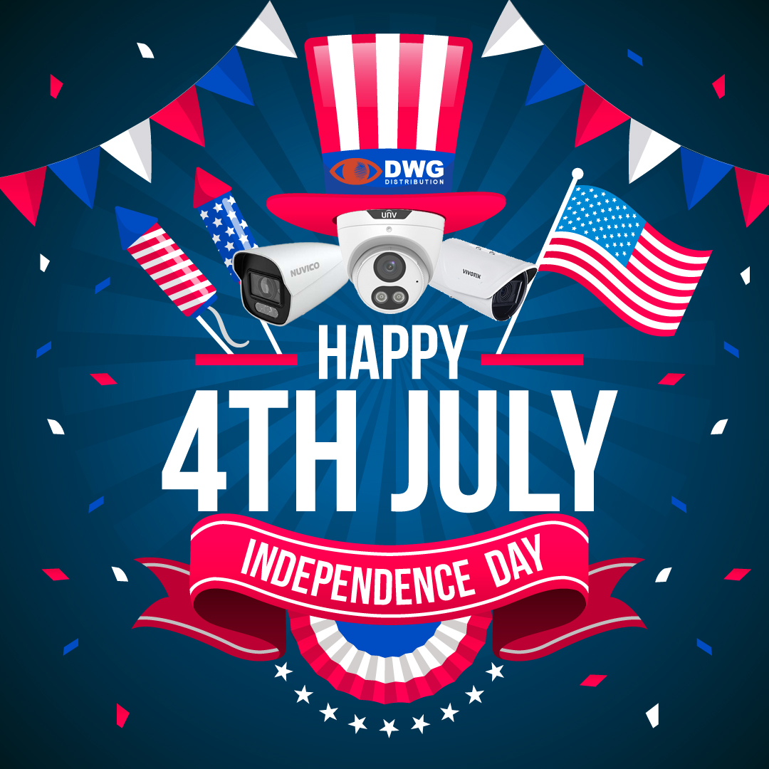 DWGDistribution's tweet image. We wish you &amp;amp; your family a Happy &amp;amp; Safe Independence Day! 🇺🇸🦅🎇

#july4th #independenceday #fireworks #america #godblessamerica #freedom #videosurveillance #ipcamera #securityinstaller #securityindustry