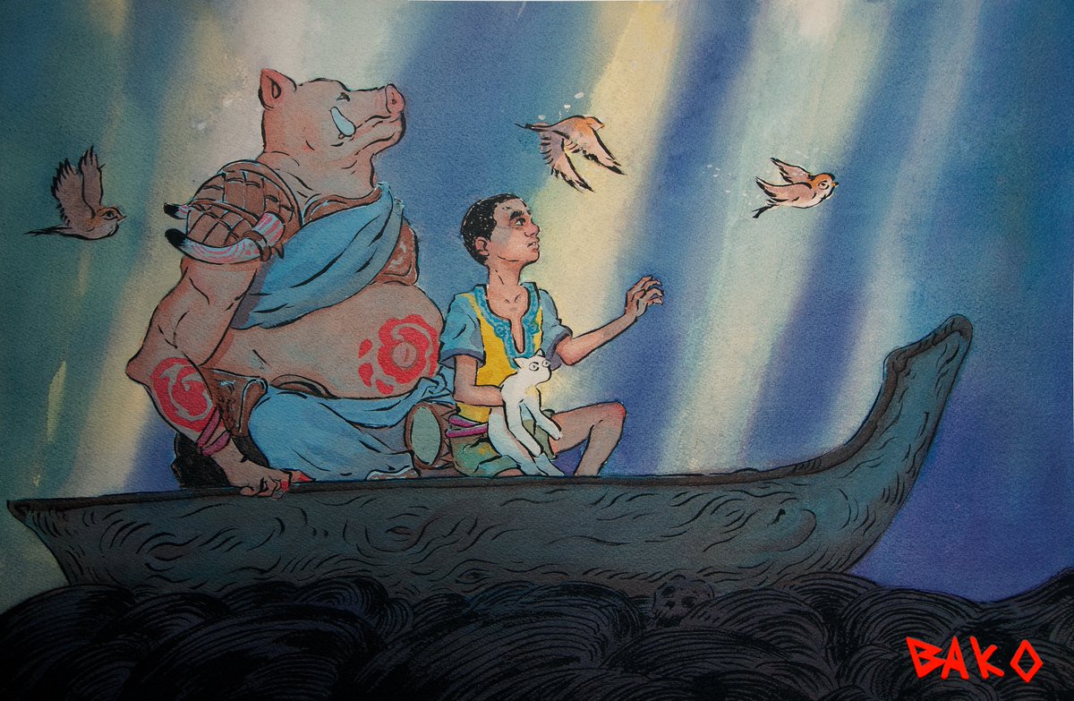"The way forward" i 've been experimenting with color inks for the book.  and i'm having a blast!