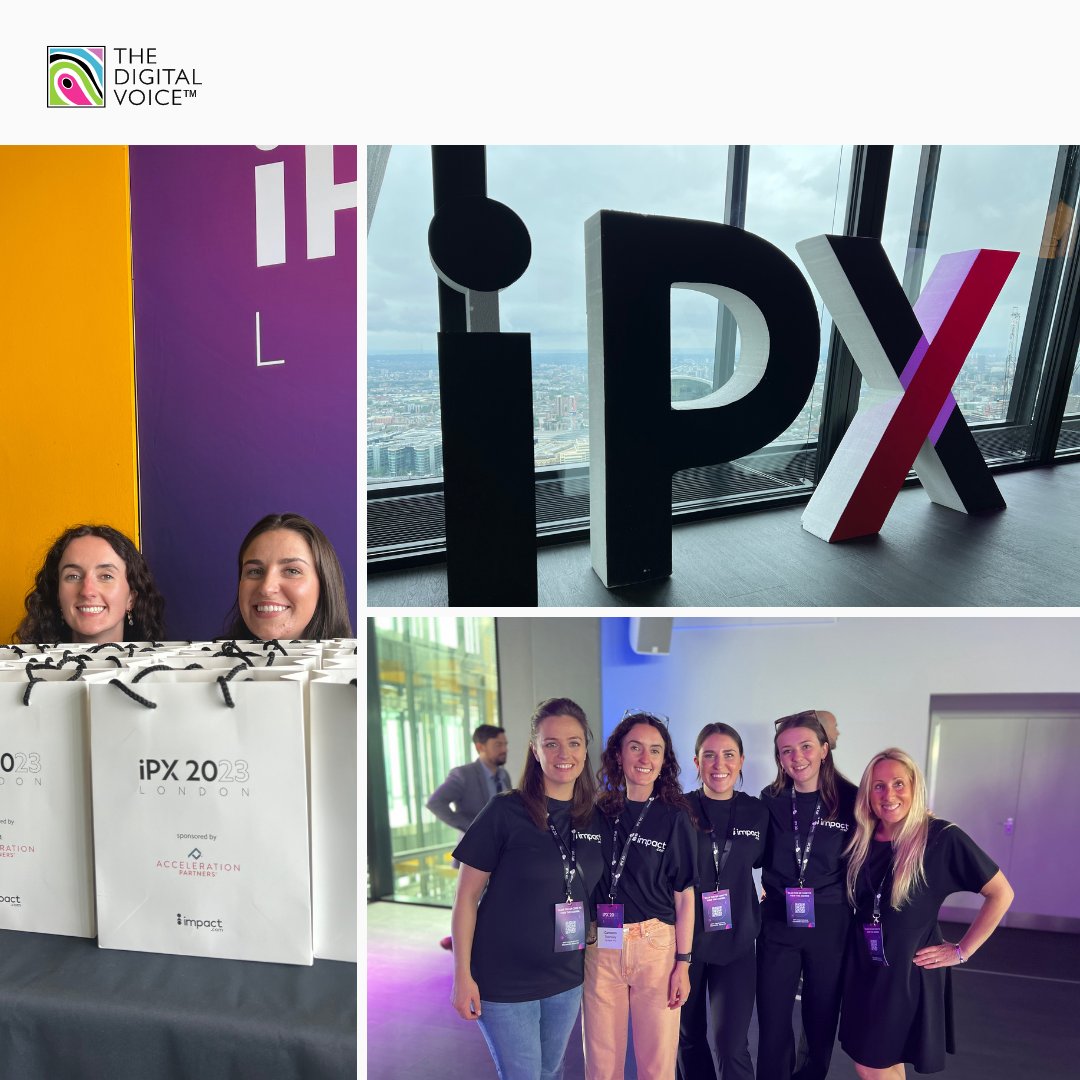 TheDigitalVoice's tweet photo. #iPX23 returned to London last Wednesday! This year, https://t.co/QgVtpC0DQq was on a mission to make #partnership #experiences bigger and better than ever โ
Do you want to join next year? Head to https://t.co/QgVtpC0DQq and sign up to their newsletter for updates! https://t.co/ANEREqcpQG