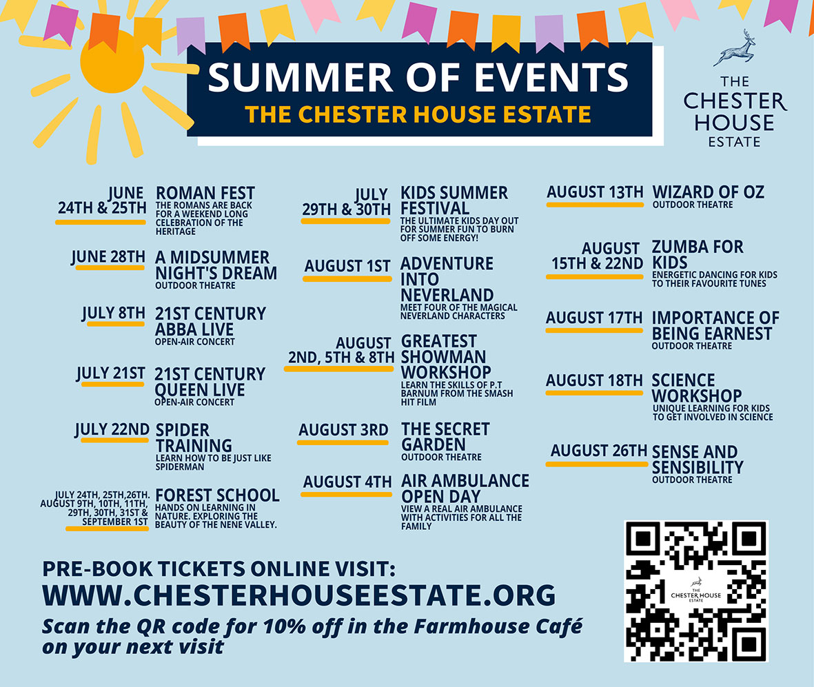 Pulse Magazine (@pulsemagazines) on Twitter photo The popular <a href="/ChesterHouse_UK/">The Chester House Estate</a> has some fantastic events lined up to keep you entertained ALL summer ☀️
With everything from live music and festivals to kid's clubs and plays, there's something for everyone 👏
Find out more here: bit.ly/43bX0Ep The popular <a href="/ChesterHouse_UK/">The Chester House Estate</a> has some fantastic events lined up to keep you entertained ALL summer ☀️
With everything from live music and festivals to kid's clubs and plays, there's something for everyone 👏
Find out more here: bit.ly/43bX0Ep