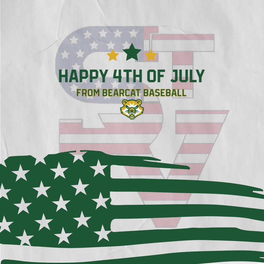 Happy 4th of July from Bearcat Baseball! #GoBearcats