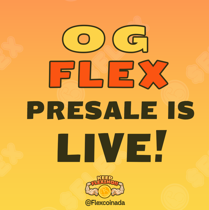 Flexcoinada's tweet photo. OG $FLEX PRE SALE IS LIVE !! 

Pre sale links will only appear in our discord server ‼️ 

OG $FLEX  Pre Sale Supply = 24B 
$FLEX Mint Price = 50 to 2500 ADA 
OG Presale Max Cap = 50K ADA 
1 ADA = 480,000 $FLEX 
Duration = 48 hours or until max cap is reached.

#KeepFlexing #ADA https://t.co/oIHgKkqpv6