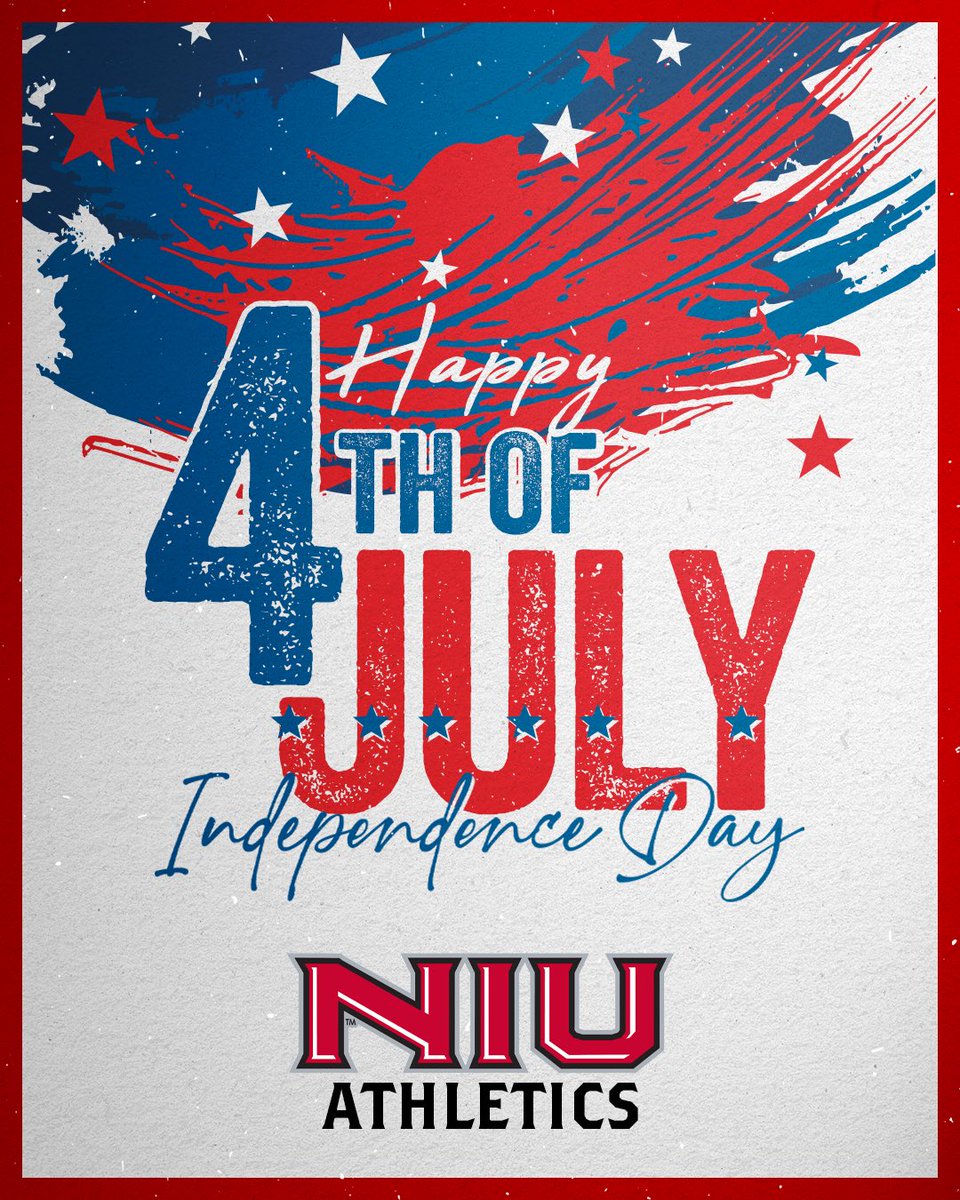 NIUAthletics's tweet photo. Happy 4th of July Huskies! #IndependenceDay https://t.co/MZlNOpeYNV