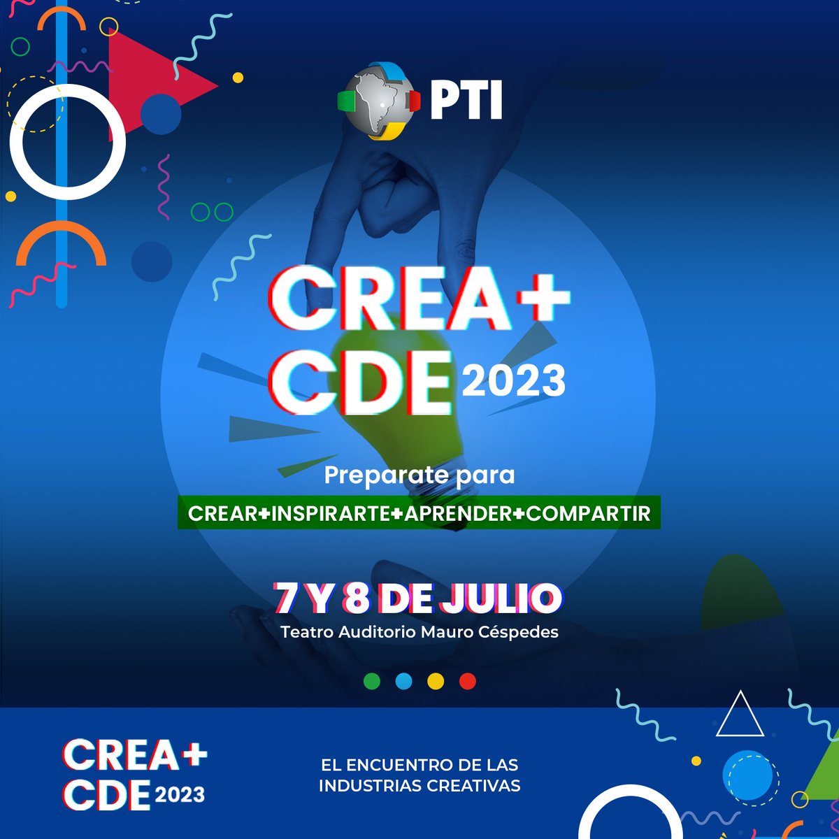 [1/3]💡La creatividad es un elemento fundamental para nuevos desafíos en  el campo de la innovación, y también para encontrar nuevas conexiones y perspectivas. Por eso, nos complace ser parte del <a href="/creamaspy/">CREA+PY</a>, esta vez en su edición CREA+CDE 2023.