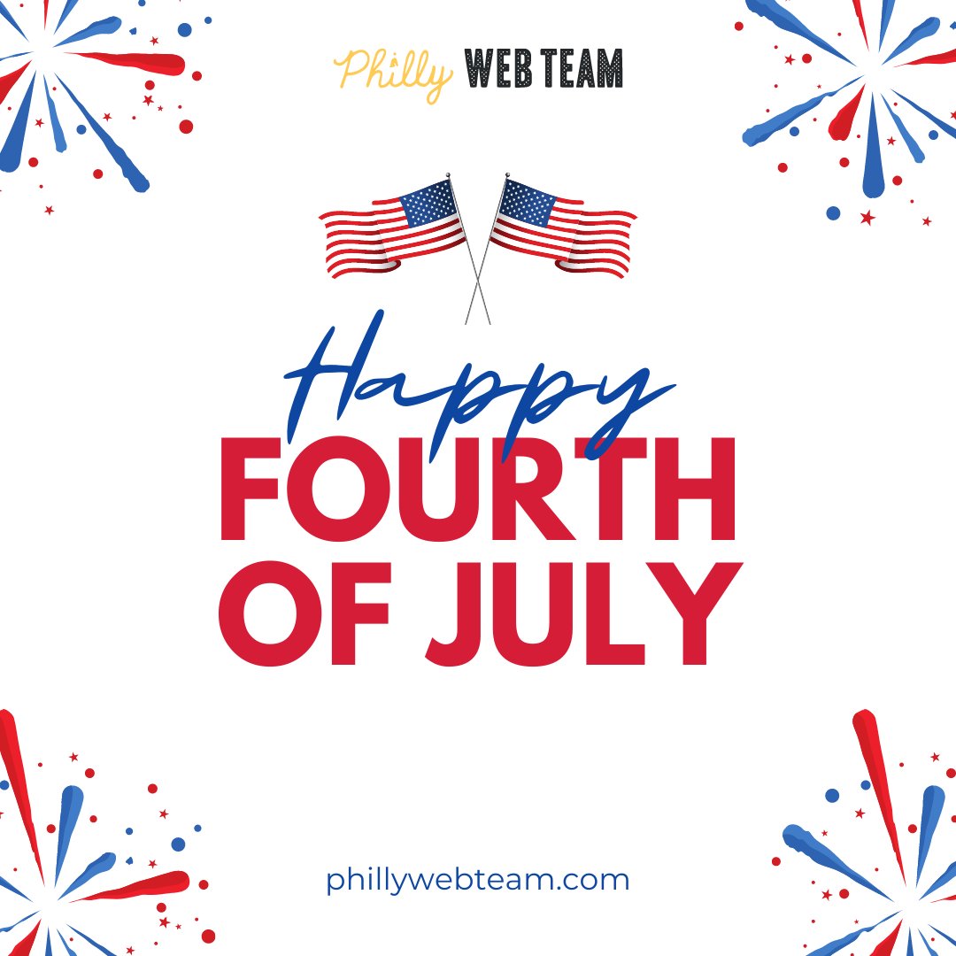 phillywebteam's tweet image. Happy Independence Day! 🎆
#4thofjuly #indeoendenceday #holiday #July #happy4th