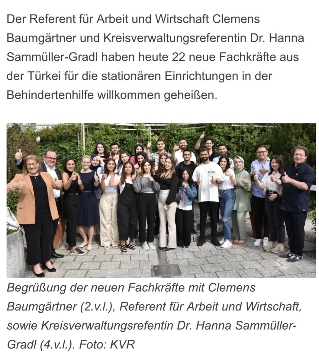 Wir freuen uns im MBQ sehr über die neuen Fachkräfte aus der Türkei für die Behindertenhilfe in München 👏🏻👏🏻👏🏻👏🏻 #MBQ