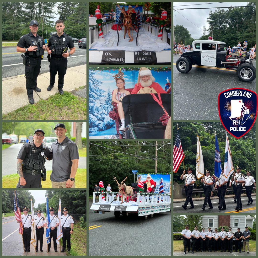 Cumberland RI Police on Twitter "Thank you, Arnold Mills Parade and