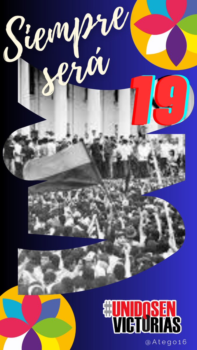 En #Nicaragua 🇳🇮 ...
Siempre será...
1️⃣9️⃣ de JULIO ♥️🖤

#4419SiempreVictoriosos ✌🏻
#UnidosEnVictorias 

<a href="/FloryCantoX/">Flor y Canto 🇳🇮</a> <a href="/melek_luna/">❈🅜🅔🅛🅔🅚 🅛🅤🅝🅐៚🇳🇮</a> <a href="/LaZelayita/">La Zelayita 🇳🇮</a>