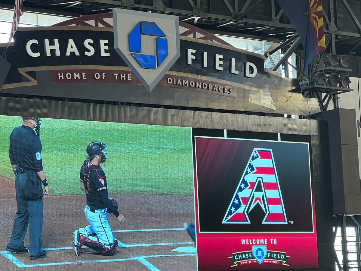 Happy 4th of July! At Chase Park watching Diamondbacks vs Mets!