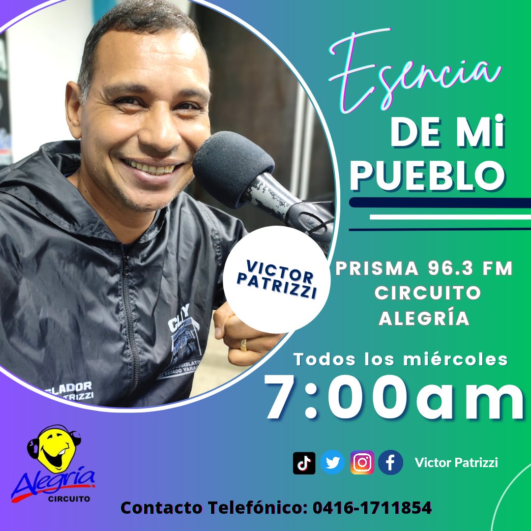 Sintonizanos mañana a partir de las 7:00 AM 🎙️