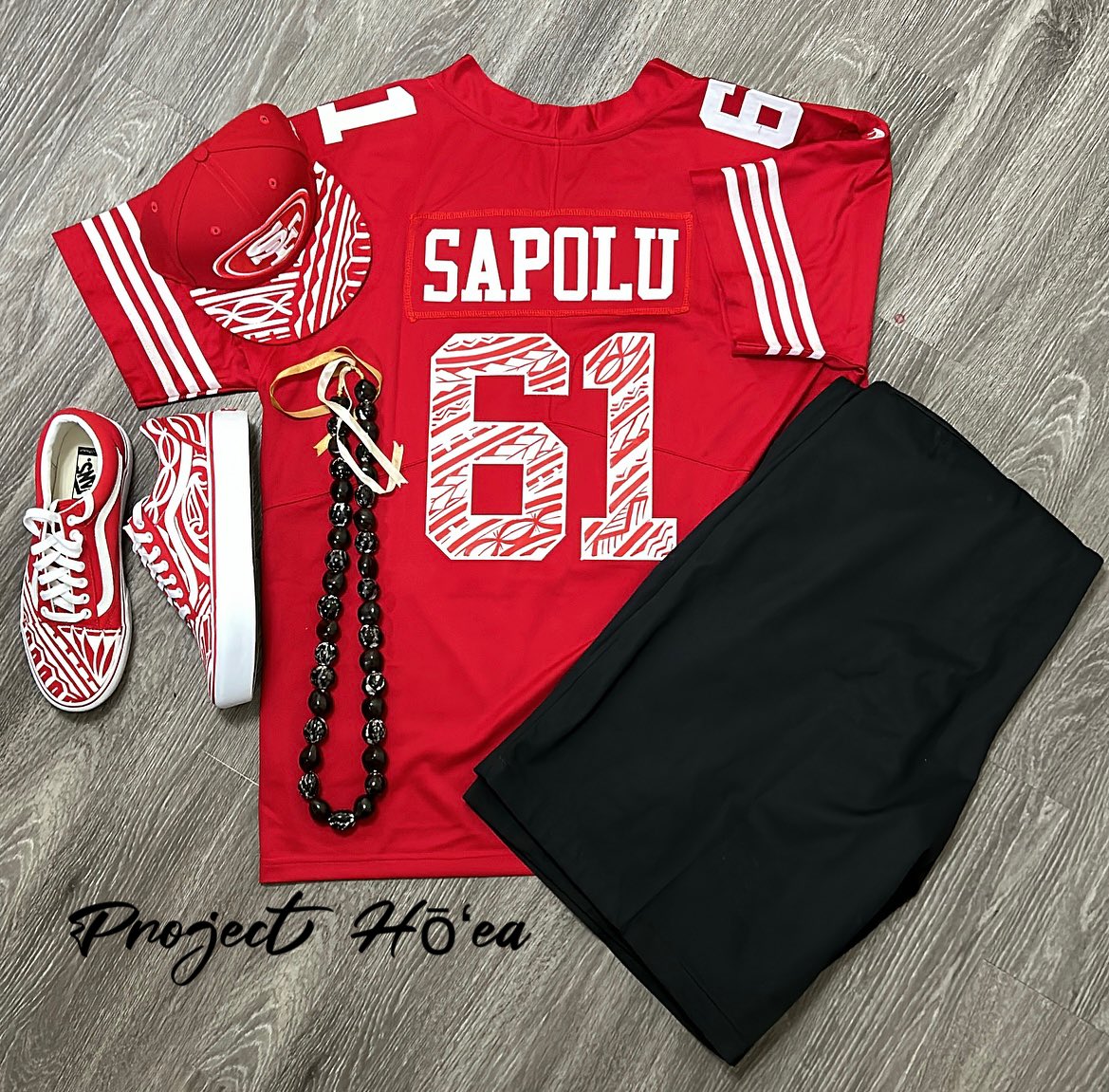 ProjectHoea's tweet image. You know uncle Jesse himself has a custom jerseys coming for himself? #FTTB  #sf #bayarea #niners #ninersfaithful #ninersempire #SanFrancisco #polynesiantribal #polynesianart