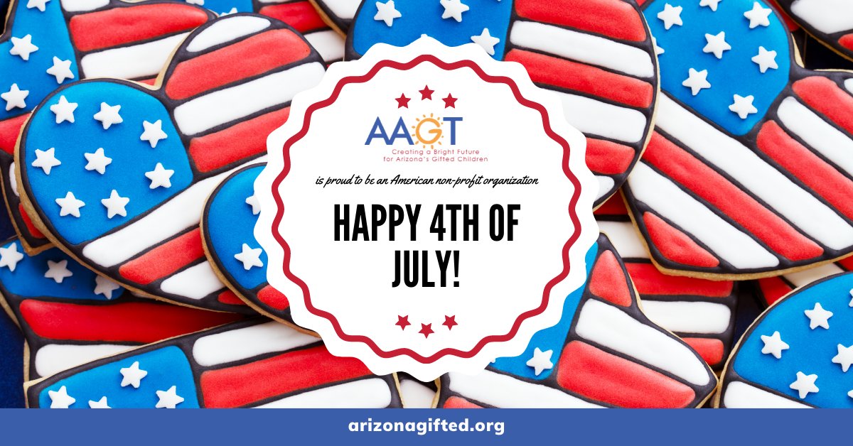 GiftedAZ's tweet image. Happy 4th of July from AAGT! Celebrating the power of knowledge and the freedom it brings, today and everyday. 🎓🇺🇸 

#EducationForAll #4thofJuly #LearningFreedom #IndependenceDay