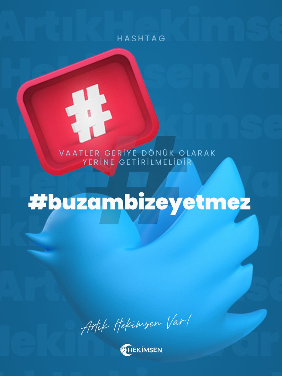 Yönetim Kurulu Başkanımızın açıklamasında da belirtildiği gibi #buzambizeyetmez diyoruz.

Yalnız Değilsiniz
#ArtıkHekimsenVar