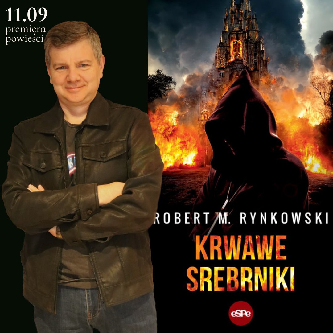 R_M_Rynkowski's tweet photo. "Krwawe srebrniki" miały być późną jesienią, a będą późnym latem - 11 września. Jacek Posadowski znowu wplącze się w śledztwo. Mnisi z wymierającego zakonu zdają się skrywać tajemnice.
#robertmrynkowski #krwawesrebrniki #szeptwęża #kryminał #suwalszczyzna #zakon #mnich #zbrodnia https://t.co/bE3BSkiUhn