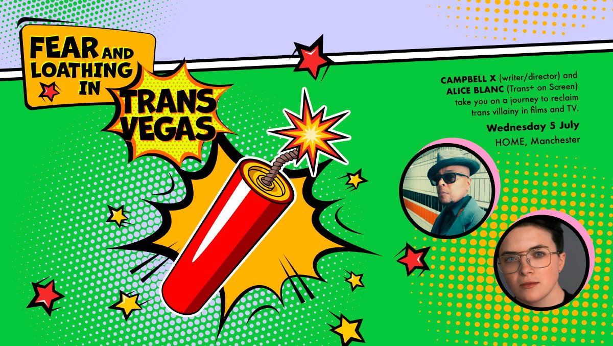 🎥 We're delighted to announce our short film programme for Fear and Loathing TOMORROW evening at <a href="/HOME_mcr/">HOME</a> with <a href="/CampbellX/">LOVE is a verb</a> &amp; Alice Blanc <a href="/Transonscreeen/">Trans+ on Screen</a>

Coming Out: Dir. Cressa Beer
Love You Forever: Dir. Sepi Mashiahof
Ruptured: Dir. <a href="/MaxDisgrace/">Max Disgrace</a>

🎟 transcreative.uk/fearandloathing