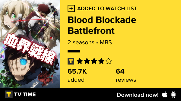 35snakechild's tweet photo. I've just started following Blood Blockade Battlefront https://t.co/AfGn1gQ8oe #tvtime https://t.co/vMRhjcfPPS