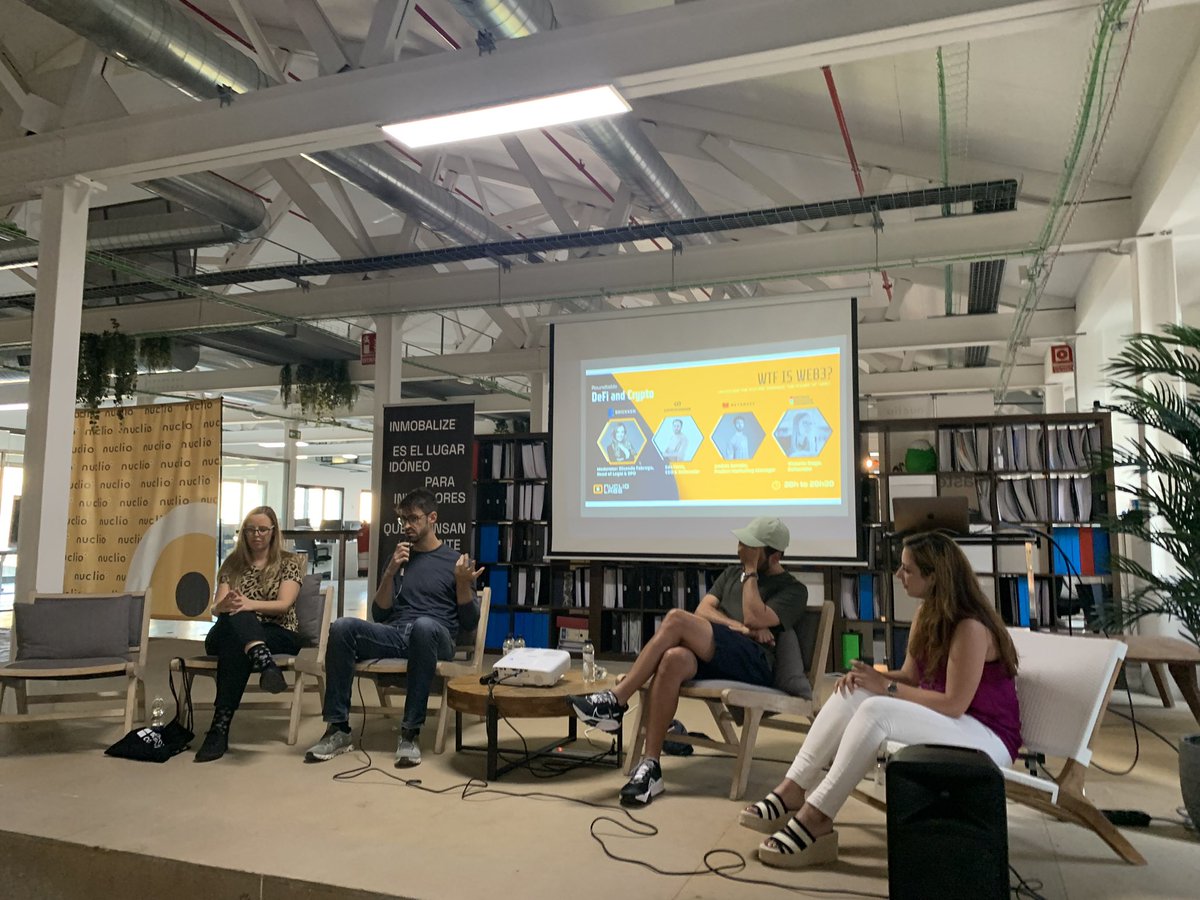 Interesante evento sobre #Web3 en las oficinas de <a href="/NuclioVB/">Nuclio</a> en Barcelona. Pasito a pasito el ecosistema crece 👍🏻