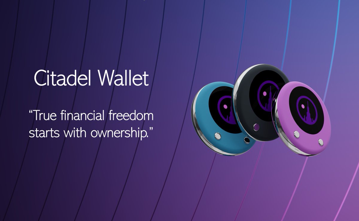 citadelwallet's tweet image. True financial freedom starts with ownership.

Citadel Wallet is way more than just a hardware wallet.

#Ownership #HelloSecurity #SelfCustody #HardwareWallet #CryptoWallet #Hedera $HBAR