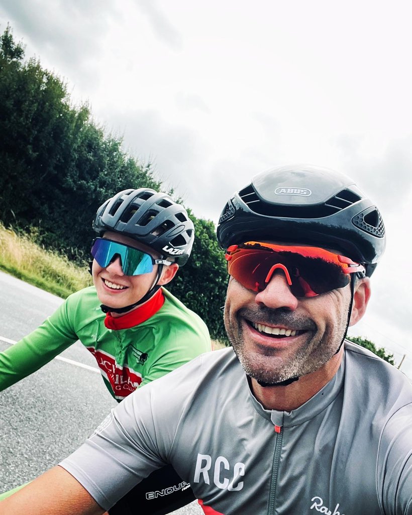 1/2 Definitely a day of two halves - some lovely weather and roads with a special mention to young Calum, who I met randomly in Ireland and who rode with me for half an hour! We talked about bike racing and his plans for the future - cool kid! (He was just 15!)