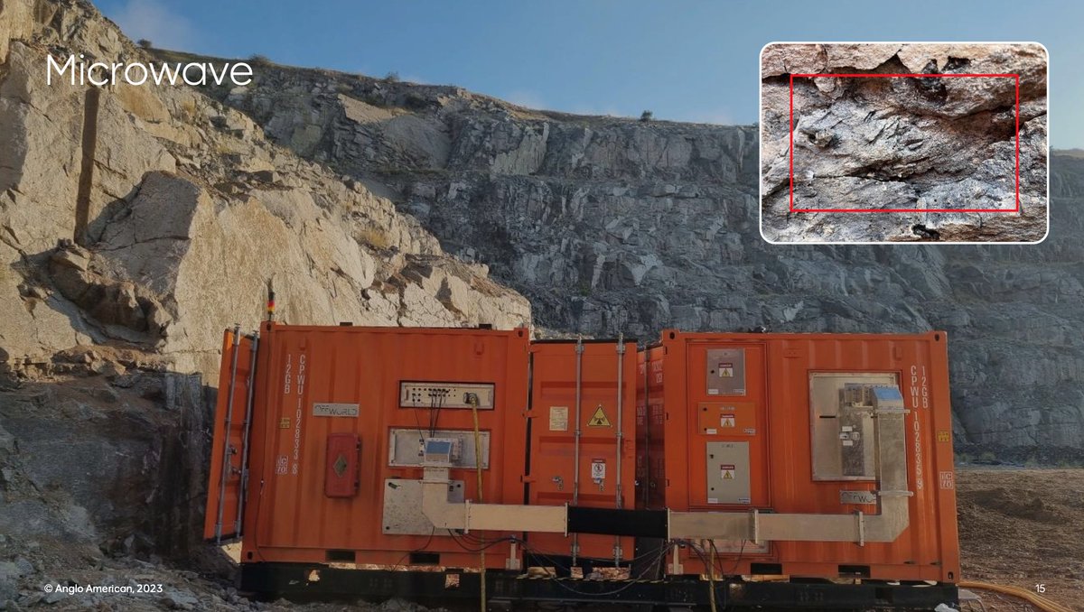im_mining's tweet photo. At @BankofAmerica's 2023 #SmartMine 4.0 conference, @AngloAmerican reviewed projects under its #FutureSmartMining™ banner including #CoarseParticleRecovery; #HydraulicDewateredStacking; #copperleaching; #microwave preconditioning & new haulage concepts https://t.co/Z2SCYBtJdF https://t.co/AwH2ObspmS