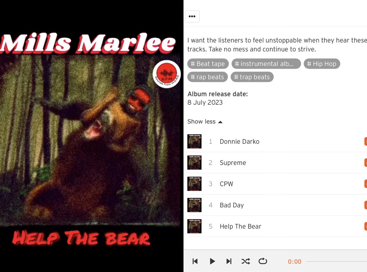 Sounds_fromMARS's tweet photo. ‘HELP THE BEAR’ beat tape. Dropping 07/08/2023 https://t.co/KJNQ6MyYeD