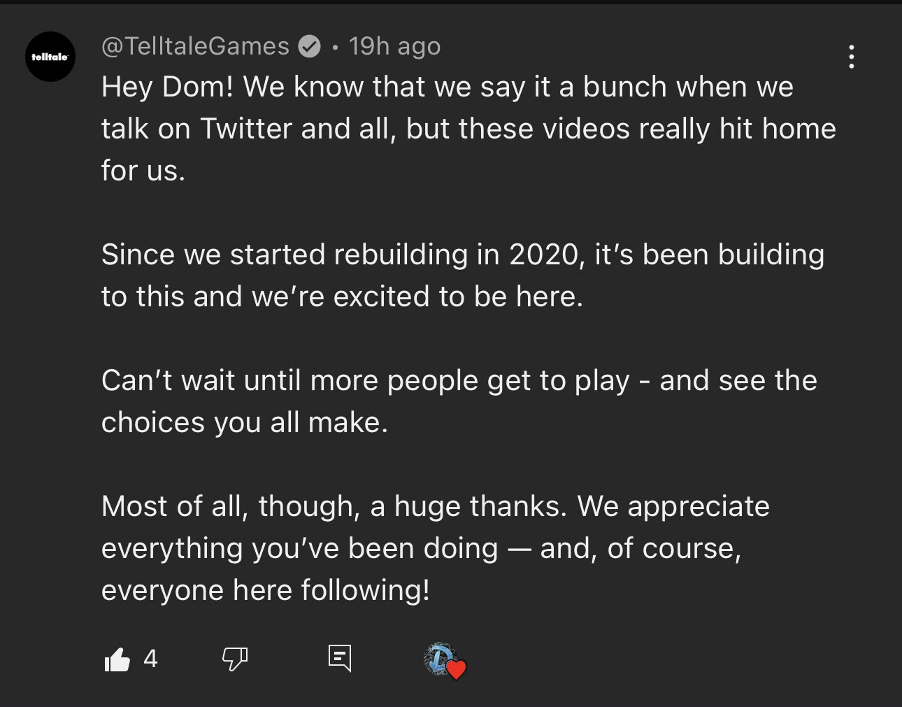DomTheBomb On Twitter All Love telltalegames Can t Wait To Play domthebomb-on-twitter-all-love-telltalegames-can-t-wait-to-play