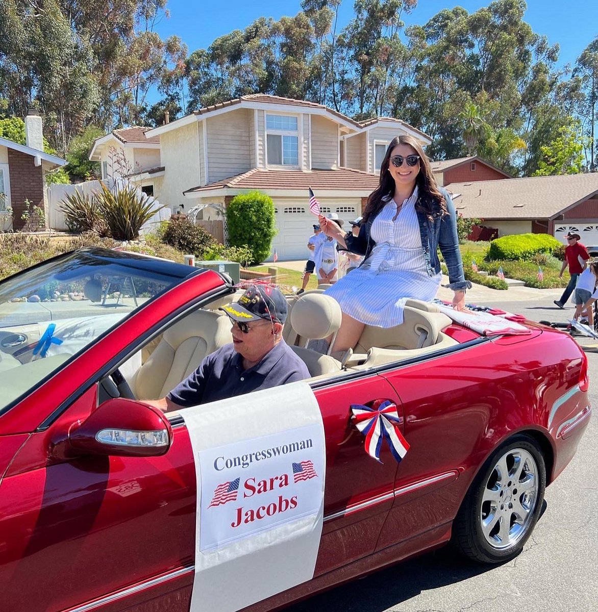 SaraJacobsCA's tweet photo. What an absolute blast at the Scripps Ranch 4th of July Parade! #TeamSJ was out in full force and we were feeling the love! ๐บ๐ธ๐๐ป๐ฌ๐ค https://t.co/50aOcsnzUn