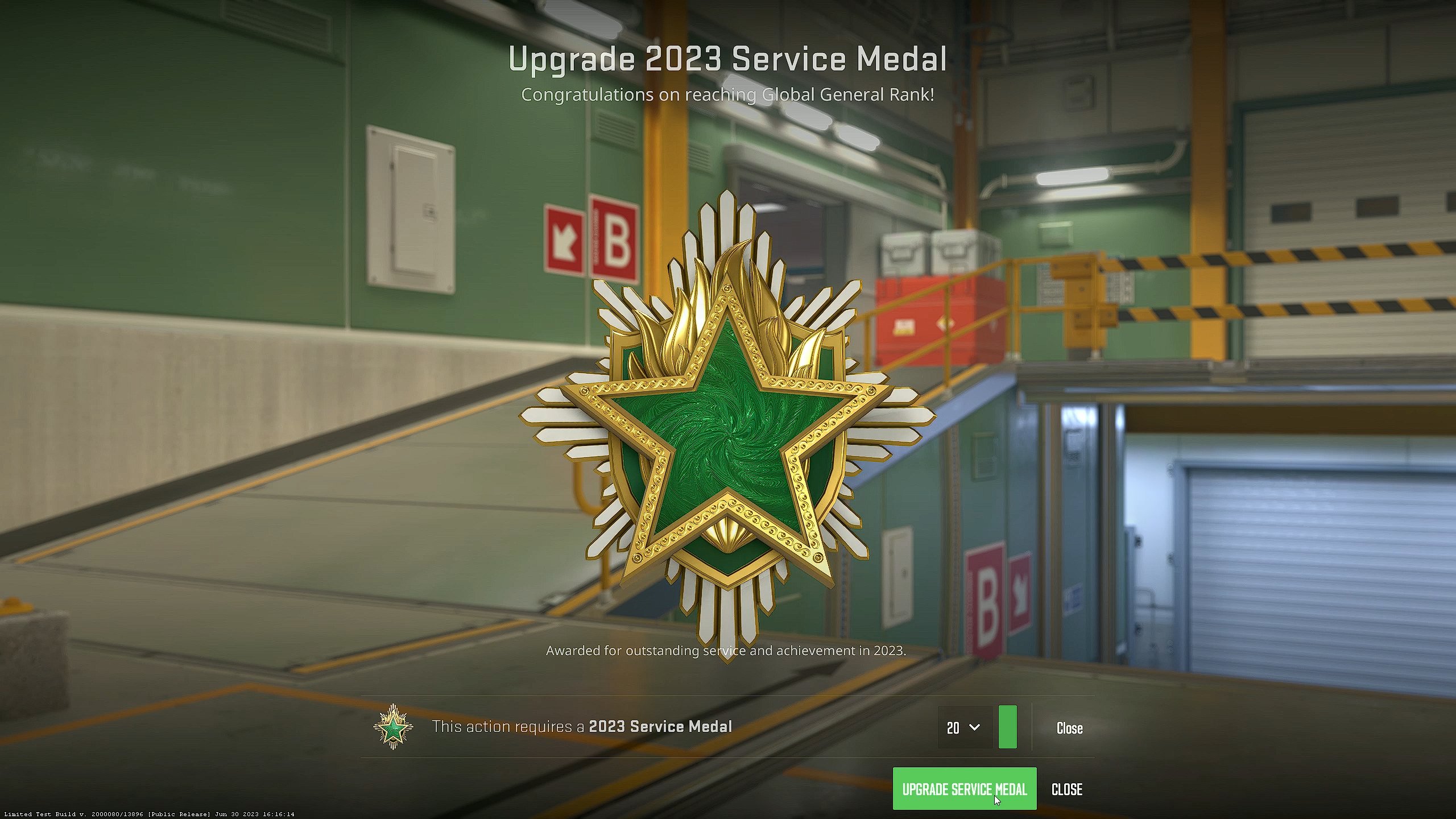 CS:GO 2023 Service Medal 