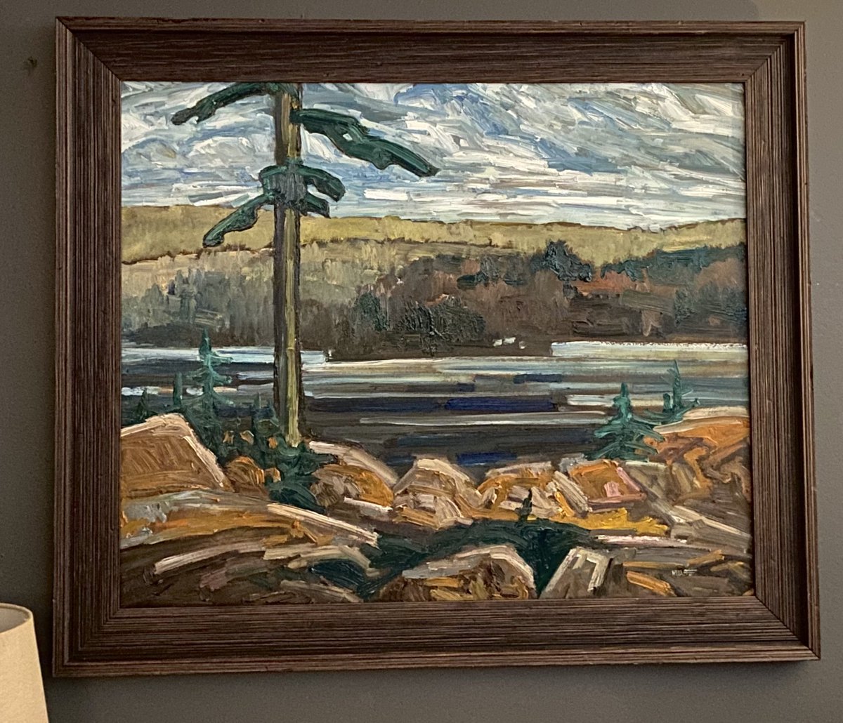 robertmcaffee's tweet photo. A view of Cache Lake,
Algonquin Park
26”x31” oil on birch
Framed in recovered barn boards from a farm in Ontario.
Now Available
Pls msg for those important details. #barnboard #artsale #Cachelake https://t.co/0bw0uB44QP