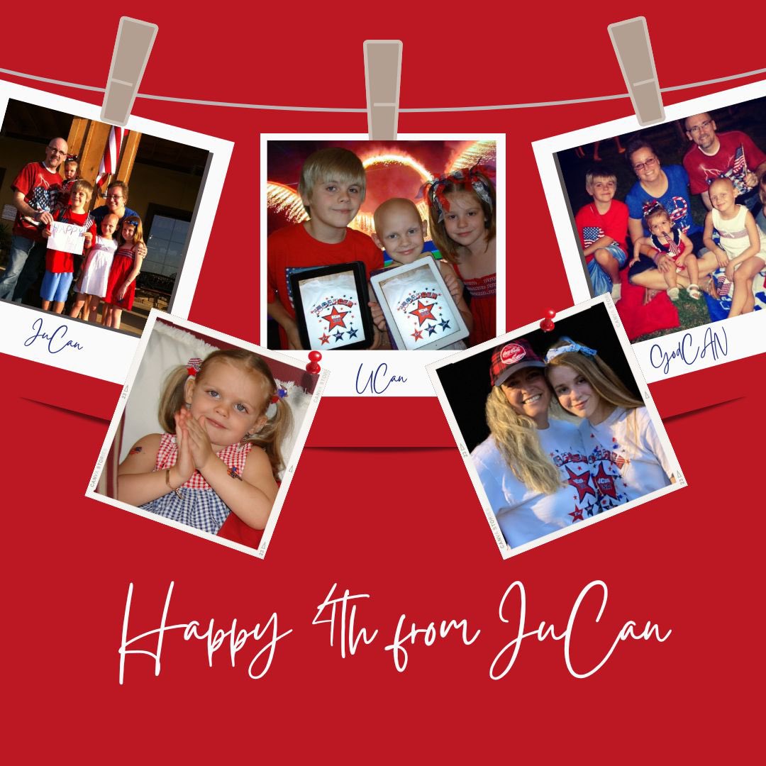 Happy 4th from #JuCan 
“And I'm proud to be an American, where at least I know I'm free. And I won't forget the men who died who gave that right to me.” We are thankful to all the men &amp; women who fought for our freedom. #GodBlessTheUSA #JuCanFoundation 🎗️