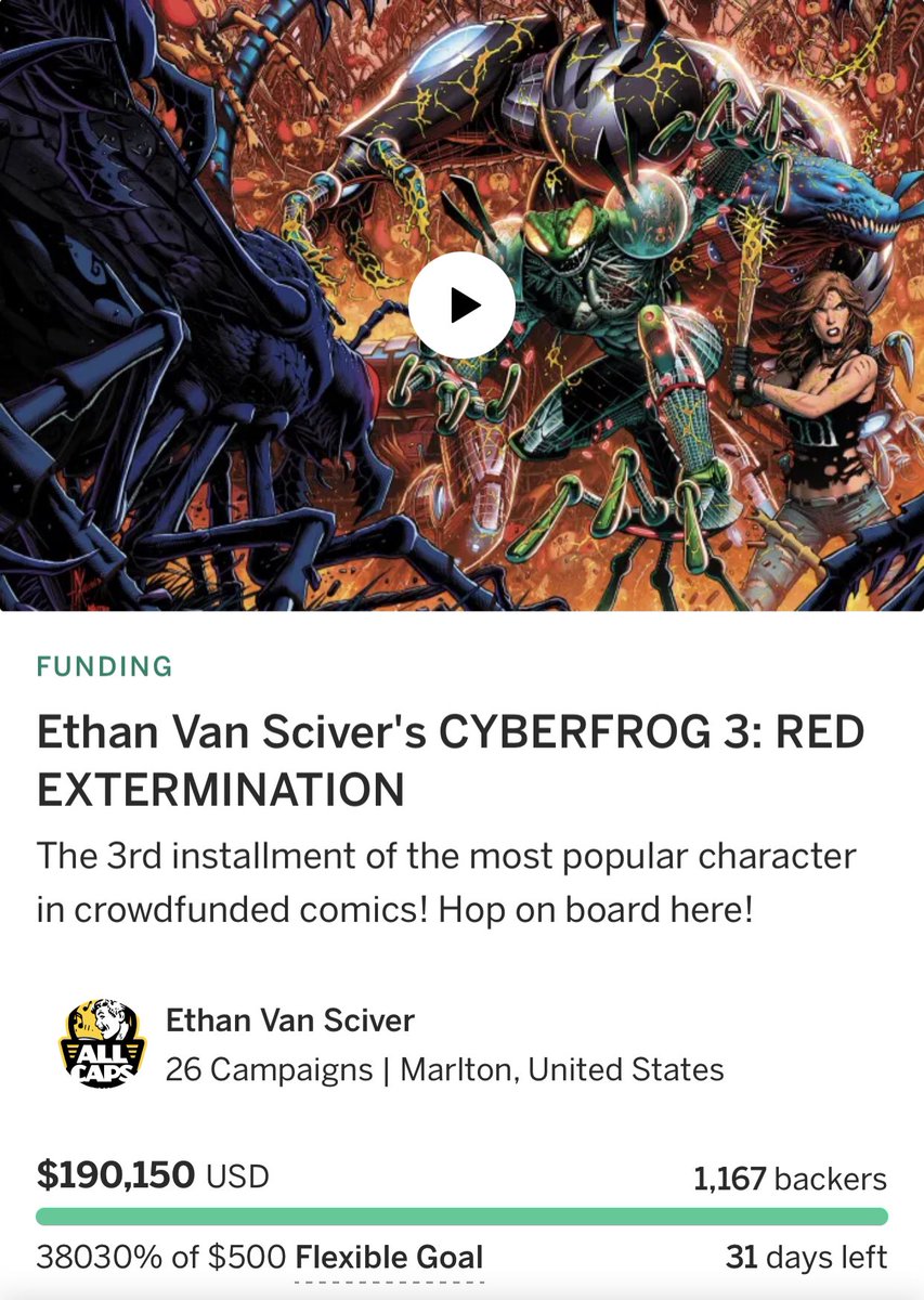 JustOGG's tweet photo. Hello all you haters, #CyberFrog3 #RedExtermination launched 3 hours ago and is already a success! Got your rage tweets against @EthanVanSciver locked and loaded? If you’re going to cry please do so in an area suffering a drought as every tear matters. #ComicsGate https://t.co/JBz6d36sRY