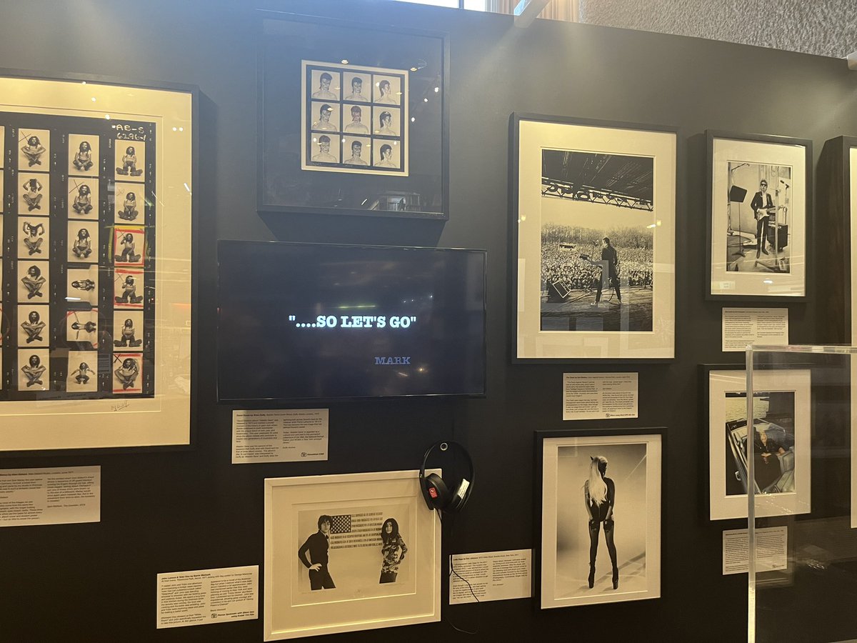 CBoswarthack's tweet photo. Such a lovely visit to @barbicanlib yesterday. It still gives me a thrill to be there and it was so good to catch up with all my wonderful ex colleagues. The bonus was the latest @Rockarchive  exhibition in the music library. Unmissable. Loving retirement! https://t.co/6sf7HJg4cM