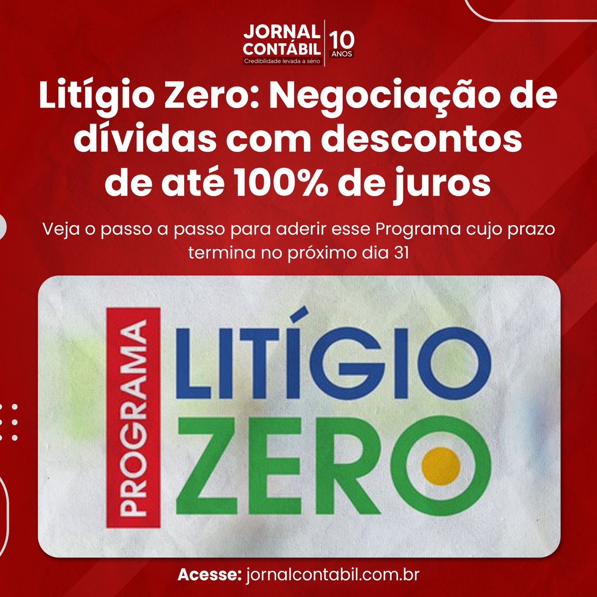 jornalcontabil_'s tweet photo. Confira as condições do programa, acesse: https://t.co/MSOJwtSNNJ
#litigiozero #negociacaodedividas https://t.co/Pie0CPpo9o