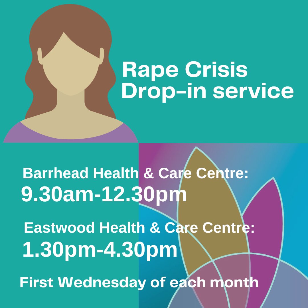 Discreet and safe, these drop-in sessions could help if you have experienced sexual violence. Or you may know someone who could benefit from talking to a support worker. Friends and family welcome.

Next session is Wednesday July 5. 

<a href="/RCCGlasgow/">Glasgow and Clyde Rape Crisis</a> 

orlo.uk/qOS6U
