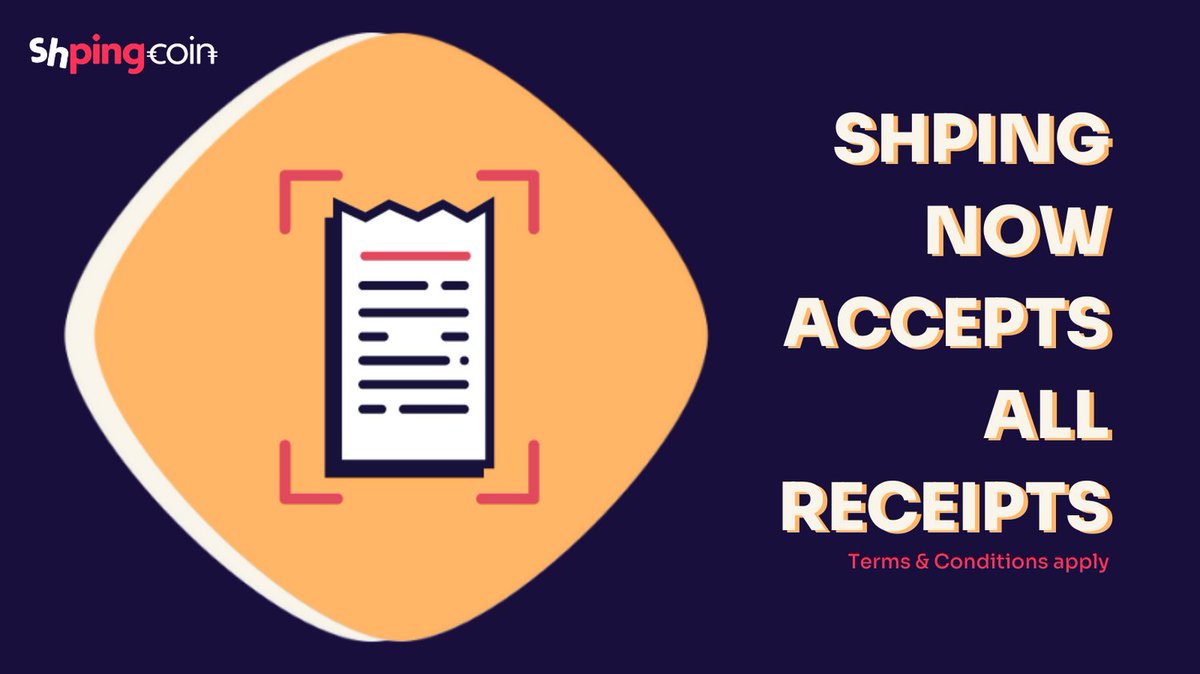shpingApp's tweet photo. More receipt uploads means we're one step closer to making $Shping the universal rewards program for all shoppers! ✨👏
#ShpingCoin #cryptocurrencynews #cryptoupdate #blockchaintechnology #blockchainrevolution #cryptotwitter #cryptocurrency #cryptonews #crypto #cryptocommunity https://t.co/AHEe0D94Gq