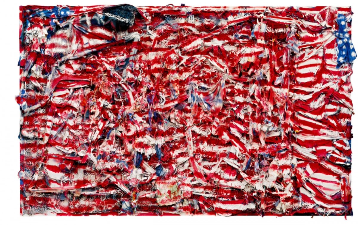 oxfordamerican's tweet photo. “In truth, my relationship with the flag is as complex as my relationship with this country.”
—@KGoodMarable meditates on the symbolism of the American flag in “Flag Code” from #Issue104.
https://t.co/s5MP4rGnQ8
Art: Thornton Dial Sr., courtesy the Indianapolis Museum of Art https://t.co/d4WZLgpXI4