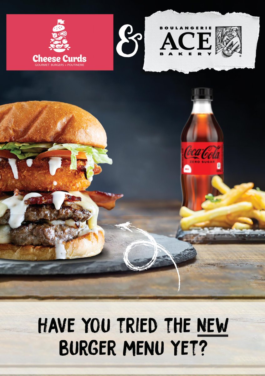 By now you've noticed our amazing new buns from <a href="/ACE_Bakery/">ACE Bakery</a>! We also decided to change up our Menu. Today, we're introducing more chicken &amp; vegetarian options. Be sure sure you let us know that you think! 

cheesecurdsburgers.com/menu

#madeinhouse #itsworththewait #chefinspired