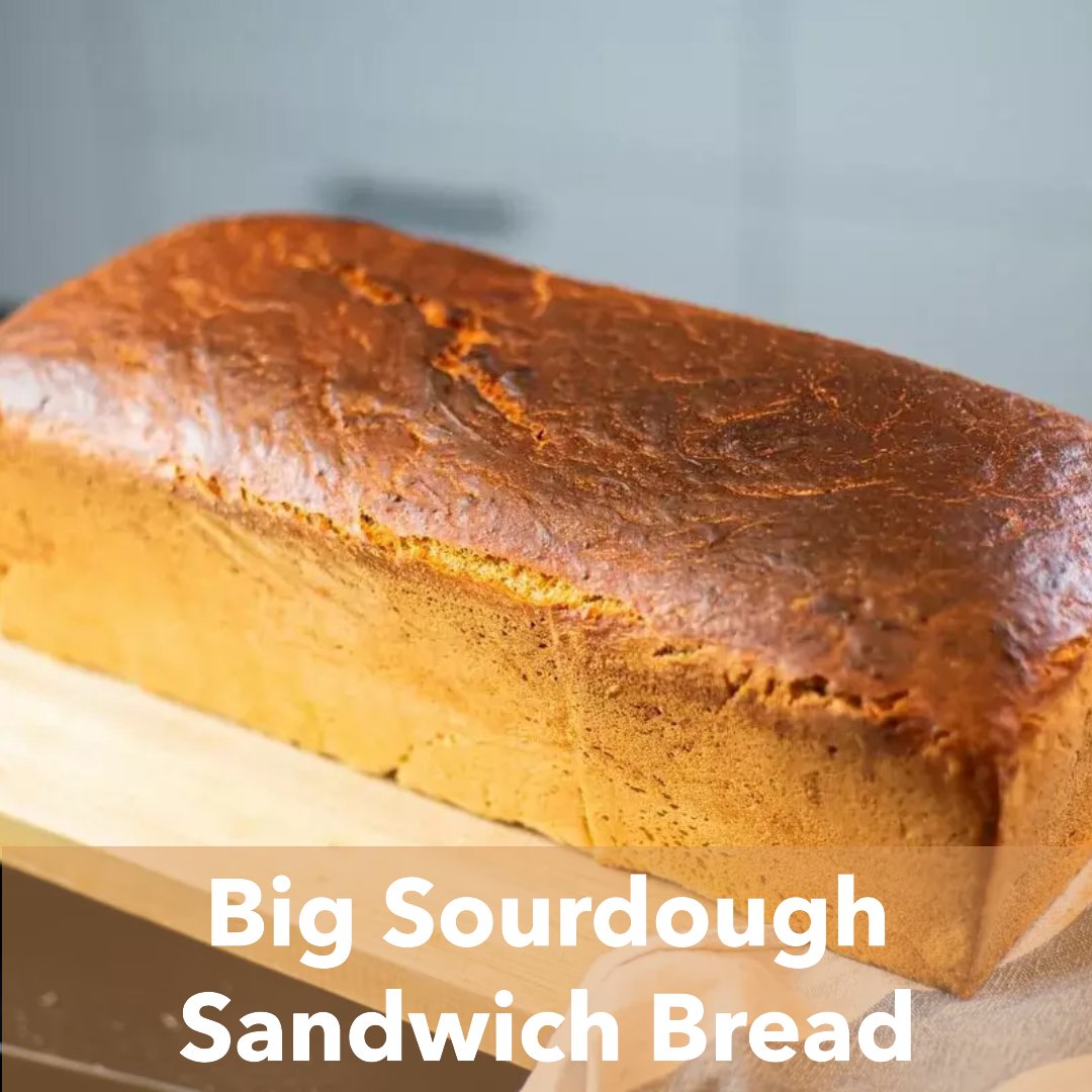 Discover the joy of baking with our Big Sourdough Sandwich Bread! 🍞

This isn't your usual sandwich bread.
It's bigger, better, and full of sourdough goodness.
Ready to bake?

#SourdoughBaking #HomeBaking #BreadLovers

Recipe: my.mtr.cool/brqmlbxlor