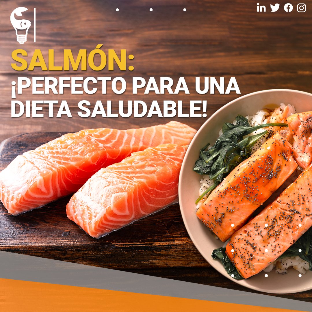 🐠Según diversos estudios, el salmón Atlántico es nutritivo y rico en micronutrientes, minerales y Omega-3. Por ello, es considerado como una proteína de alta calidad, fundamental en una dieta sana y equilibrada. ¡Conoce más aquí! acortar.link/JqD9Rs