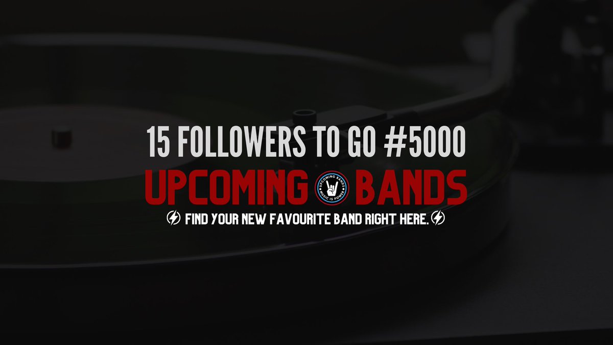 We’re almost at 5,000 followers! 🤯

It’s almost time for a giveaway 👀 

#newmusic #musicgiveaway