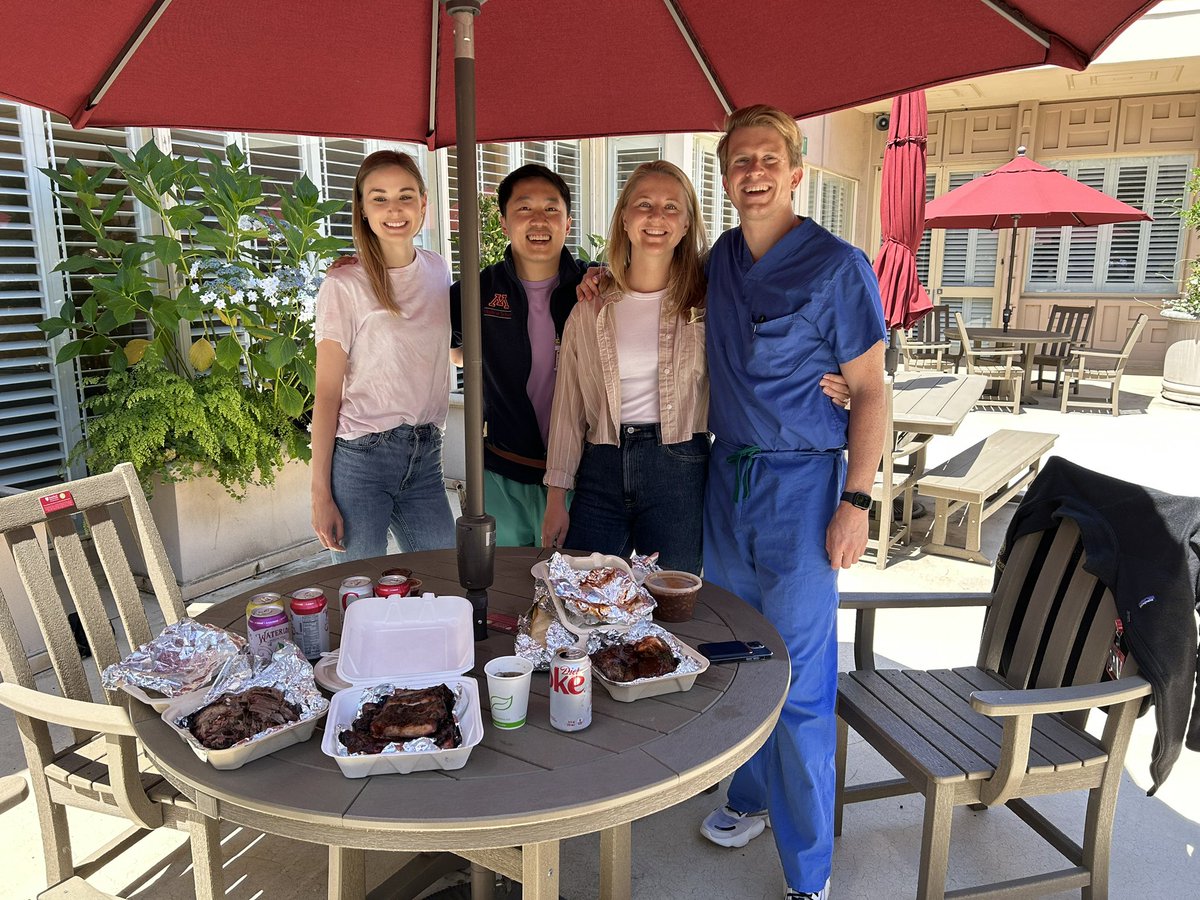 Glenn Chertow (@gchertow) on Twitter photo With spanking new brilliant interns <a href="/davidjhwu/">David JH Wu, MD</a> <a href="/hbennett_mdphd/">Hunter Bennett</a> and their beloved better halves enjoying BBQ on call. <a href="/StanfordMedRes/">StanfordMedRes</a> Team 1 rocks! Missing the spectacular <a href="/CullumStav/">Stav Cullum, MD</a> With spanking new brilliant interns <a href="/davidjhwu/">David JH Wu, MD</a> <a href="/hbennett_mdphd/">Hunter Bennett</a> and their beloved better halves enjoying BBQ on call. <a href="/StanfordMedRes/">StanfordMedRes</a> Team 1 rocks! Missing the spectacular <a href="/CullumStav/">Stav Cullum, MD</a>