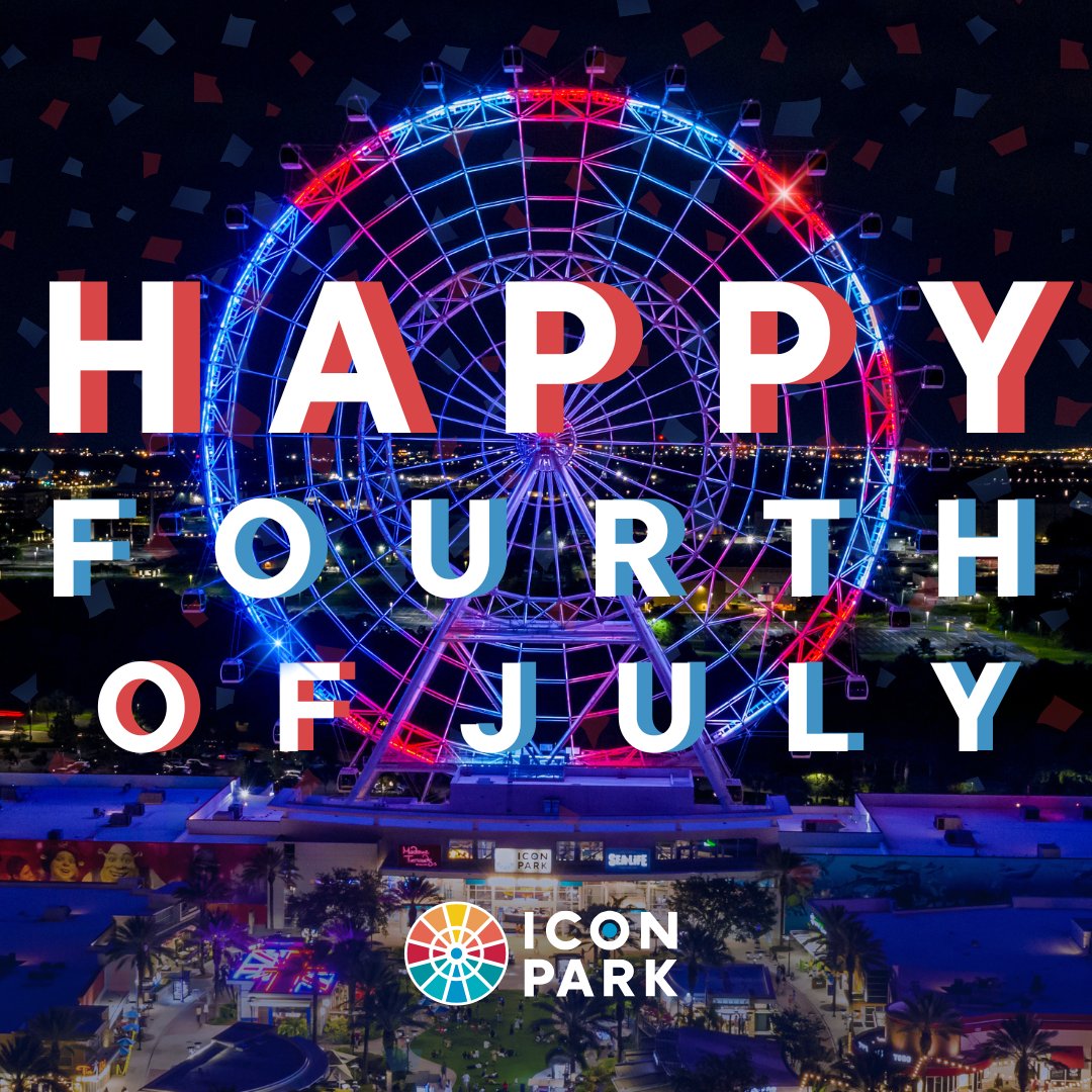 iconparkorlando's tweet photo. Red, white, and ICONic! Celebrating Independence Day with a bang at ICON Park in Orlando! 🎡 ✨ 
.
.
.
#Happy4thofJuly #iconpark #iconparkorlando #orlando #orlandoflorida #visitorlando #orlandothingstodo #thingstodoorlando #experiencekissimmee #ICONicMoment https://t.co/7L9vG6Am5u