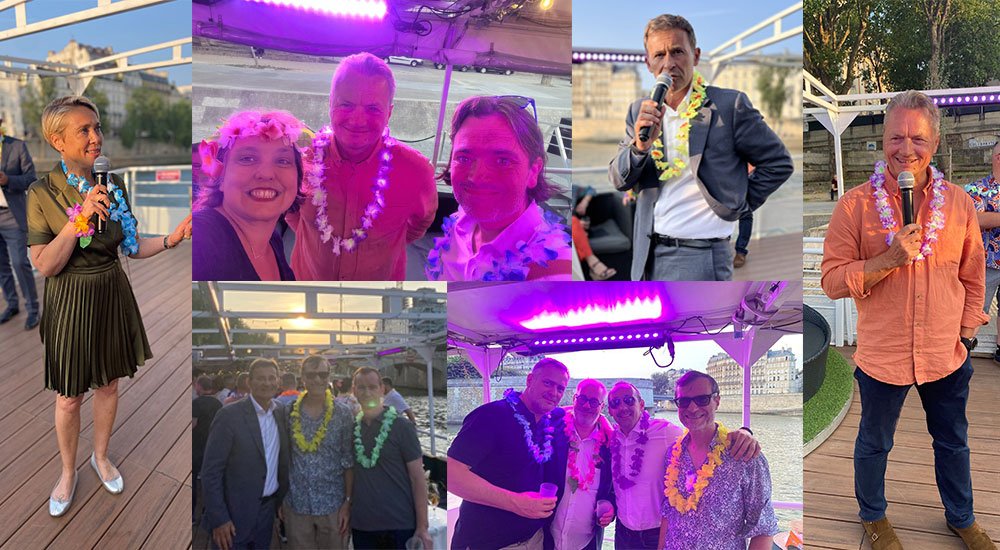 ✨Ce 27 juin, une « Summer  Party » a été organisée pour l’ensemble de nos collaborateurs sur La Péniche, quai de la Tournelle à Paris, sur le  thème : Hawaï. Cela a été l’occasion de tous se retrouver, de célébrer l’arrivée de l’Été après une année pleine de records 🥇