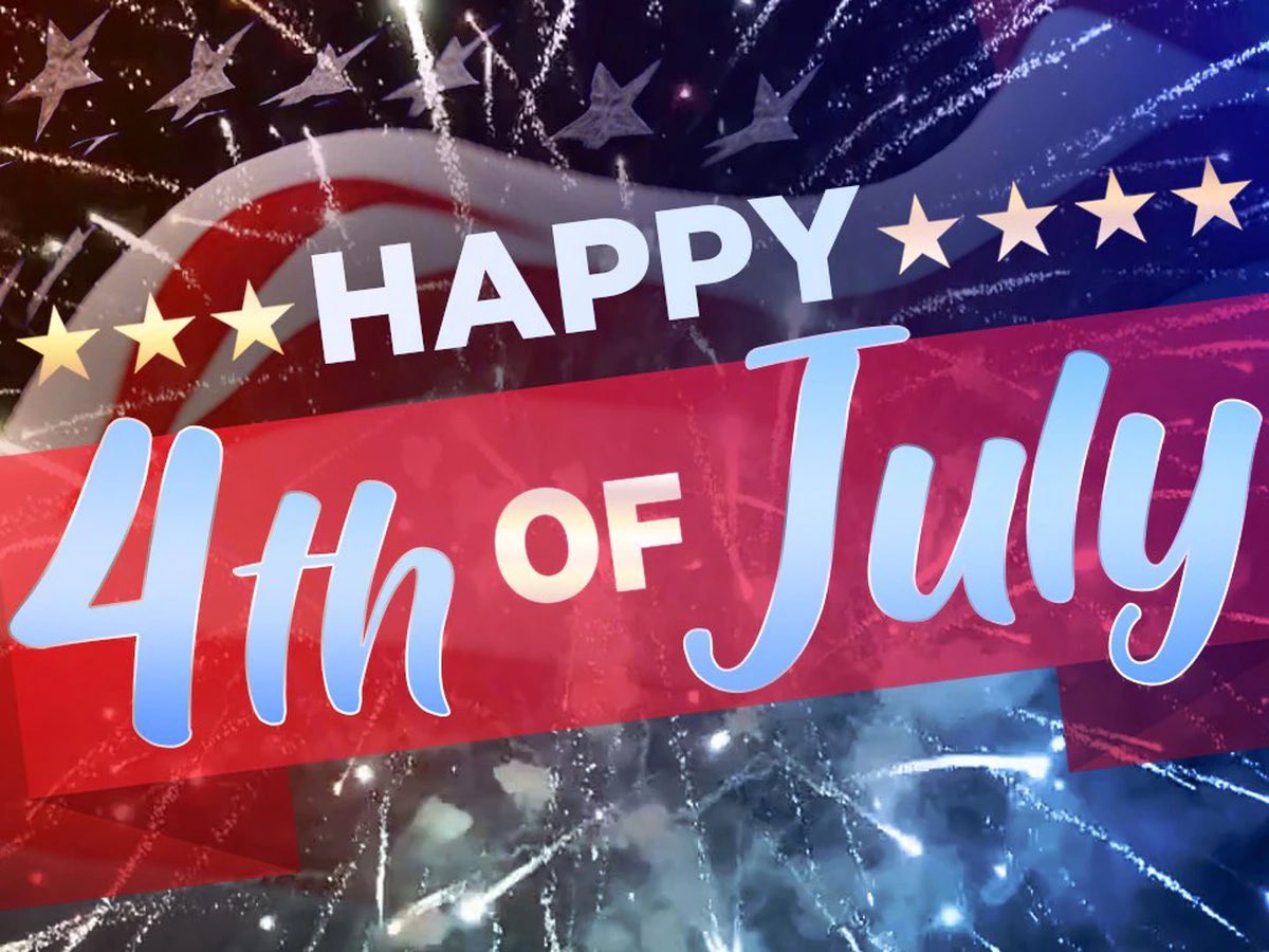 SimoneCuccTV's tweet photo. HAPPY INDEPENDENCE DAY: On this day in 1776, the United States of America was officially established! Hope you all enjoy your day with family and friends! See you later on #FirstAtFour πΊπΈ @NBC12 https://t.co/YFAHDIMQ2I
