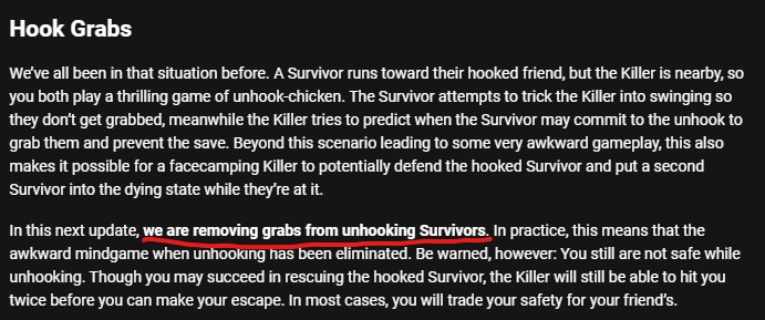 KnightLight1337's tweet photo. Thanks for making 2 man saves absolutely useless with your bad player-friendly update :) @DeadbyDaylight https://t.co/MguAwFRTwn