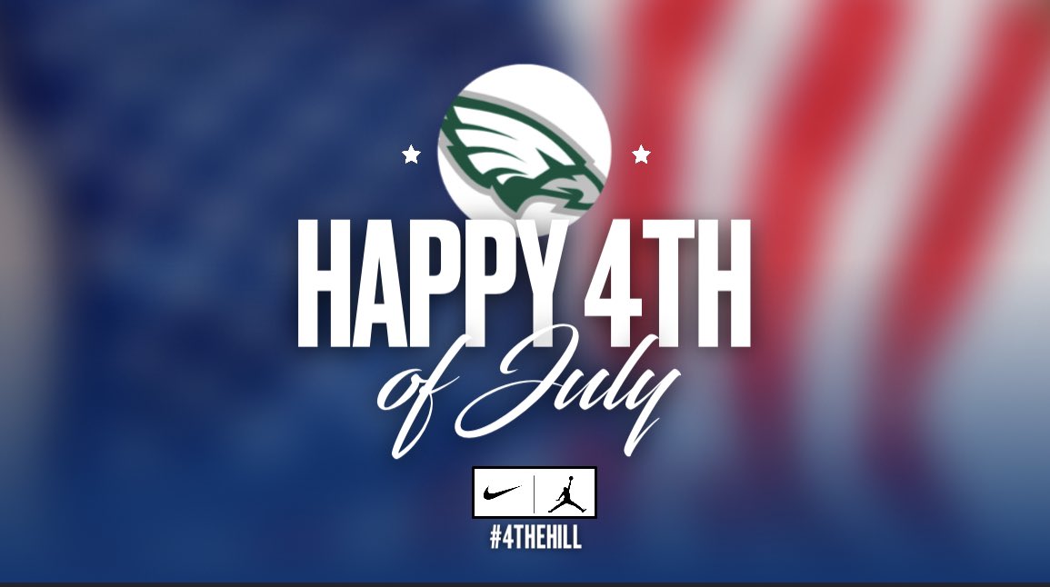 Happy Independence Day! We are so blessed by our freedom and thankful for those who work to maintain it. #4THEHILL @SwickONE8 @darealcoachcam1 @CoachBeck56 @the006beast @coachMMartin54 @Frfountain2002 @gtfan54 @BLinnell2 @jonmega12 @bna424 @JBeverlyCoach @AlleniaWalthour