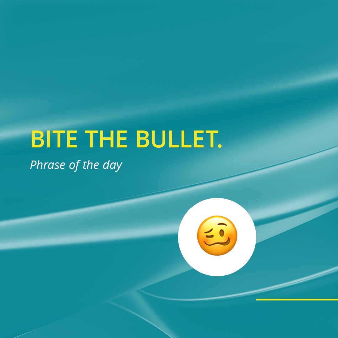 LTC_language's tweet photo. Manche #Sprichwörter auf anderen Sprachen klingen in der Übersetzung echt lustig.😜 „Bite the bullet.“ – Auf Deutsch: in den sauren Apfel beißen. 🍏💬 #phraseoftheday
#LTC #LTCinformiert #sprachtraining https://t.co/rIUzIhhPvT